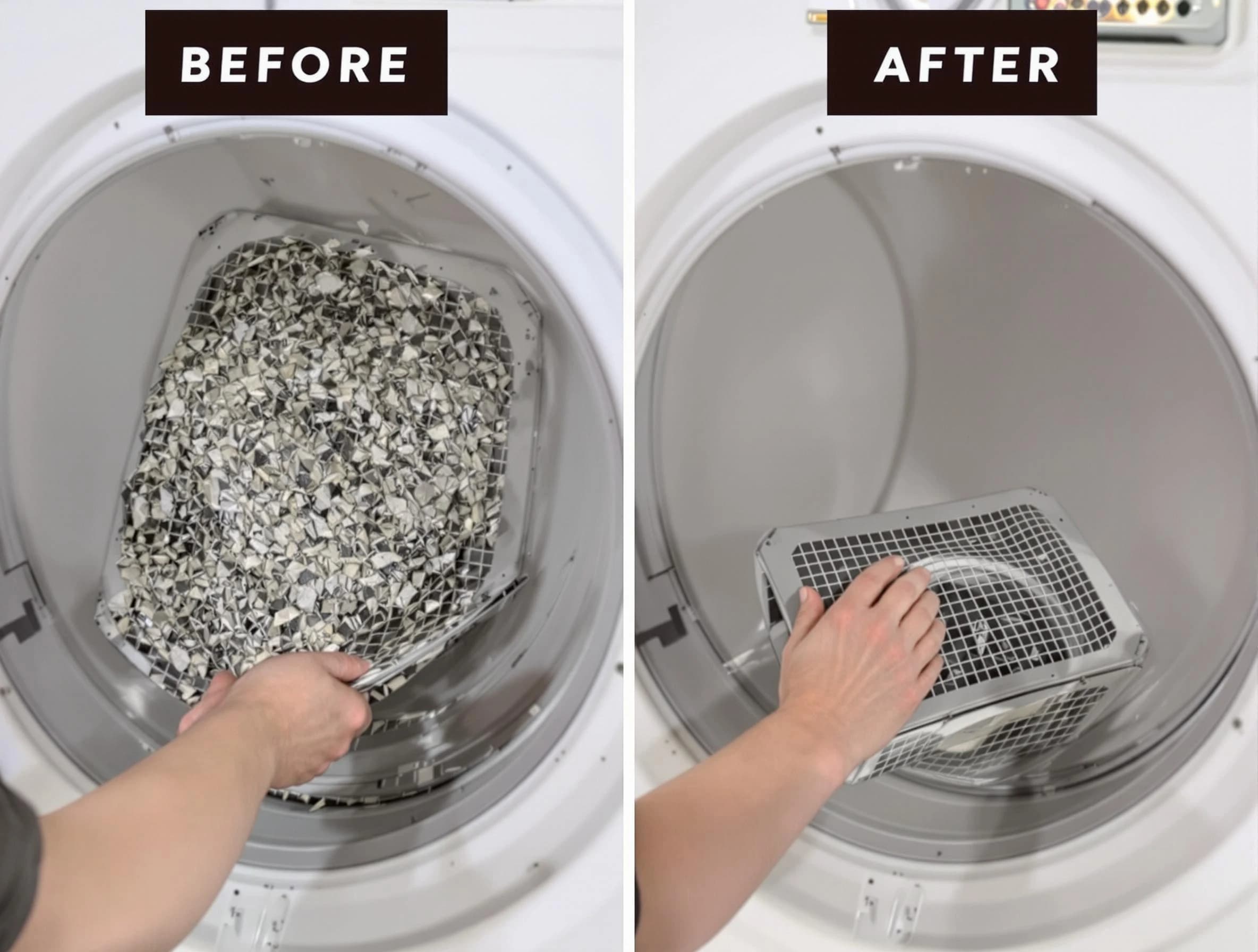 Professional lint trap cleaning by Montrose Dryer Vent Cleaning in Montrose