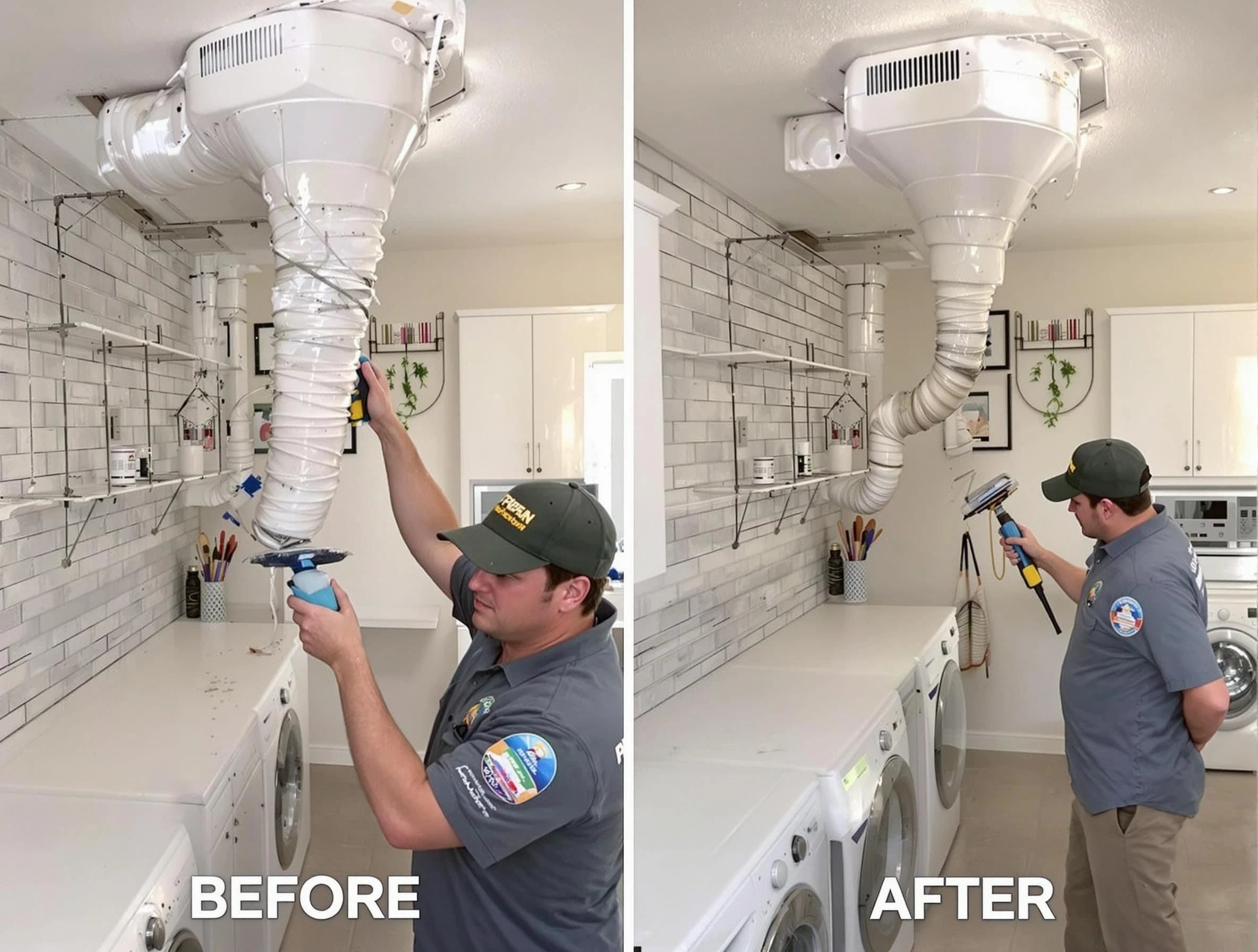 Professional dryer exhaust vent cleaning by Montrose Dryer Vent Cleaning in Montrose