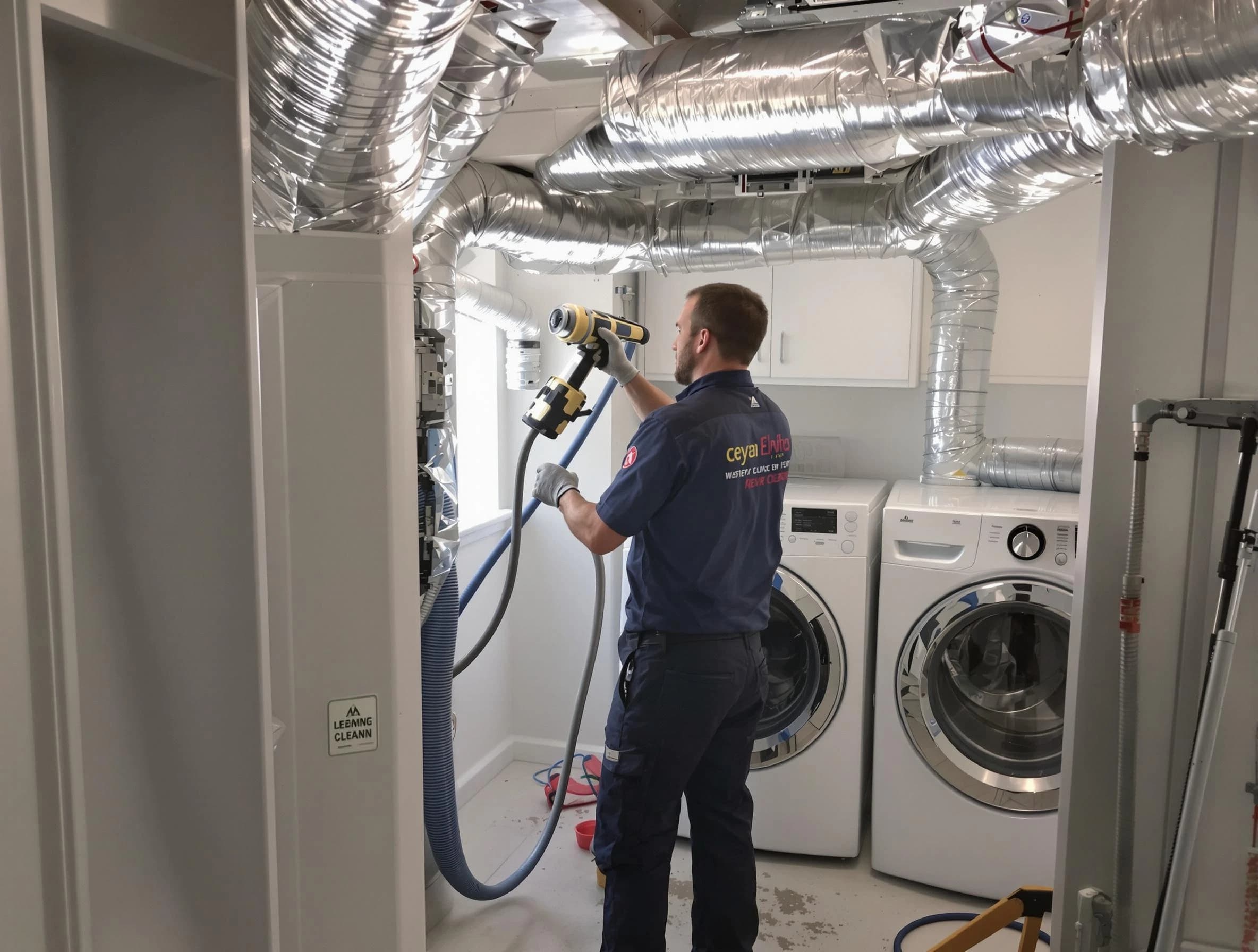 Montrose Dryer Vent Cleaning specialist using advanced equipment for thorough duct cleaning in Montrose