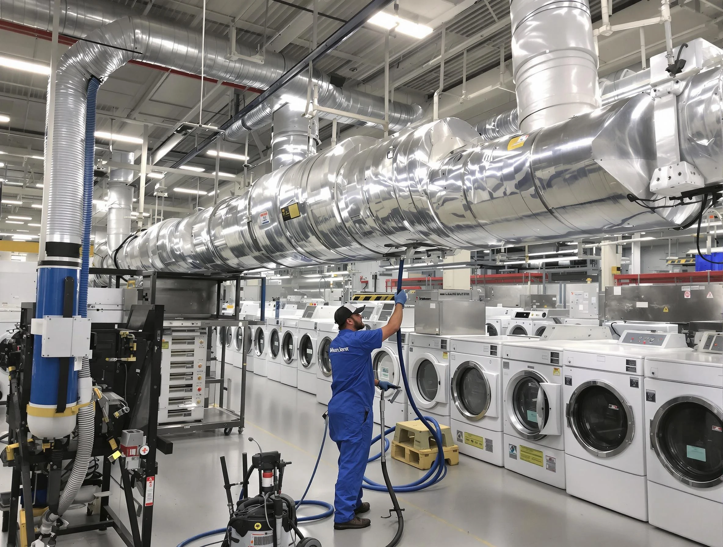 Montrose Dryer Vent Cleaning team performing heavy-duty industrial dryer vent cleaning in Montrose