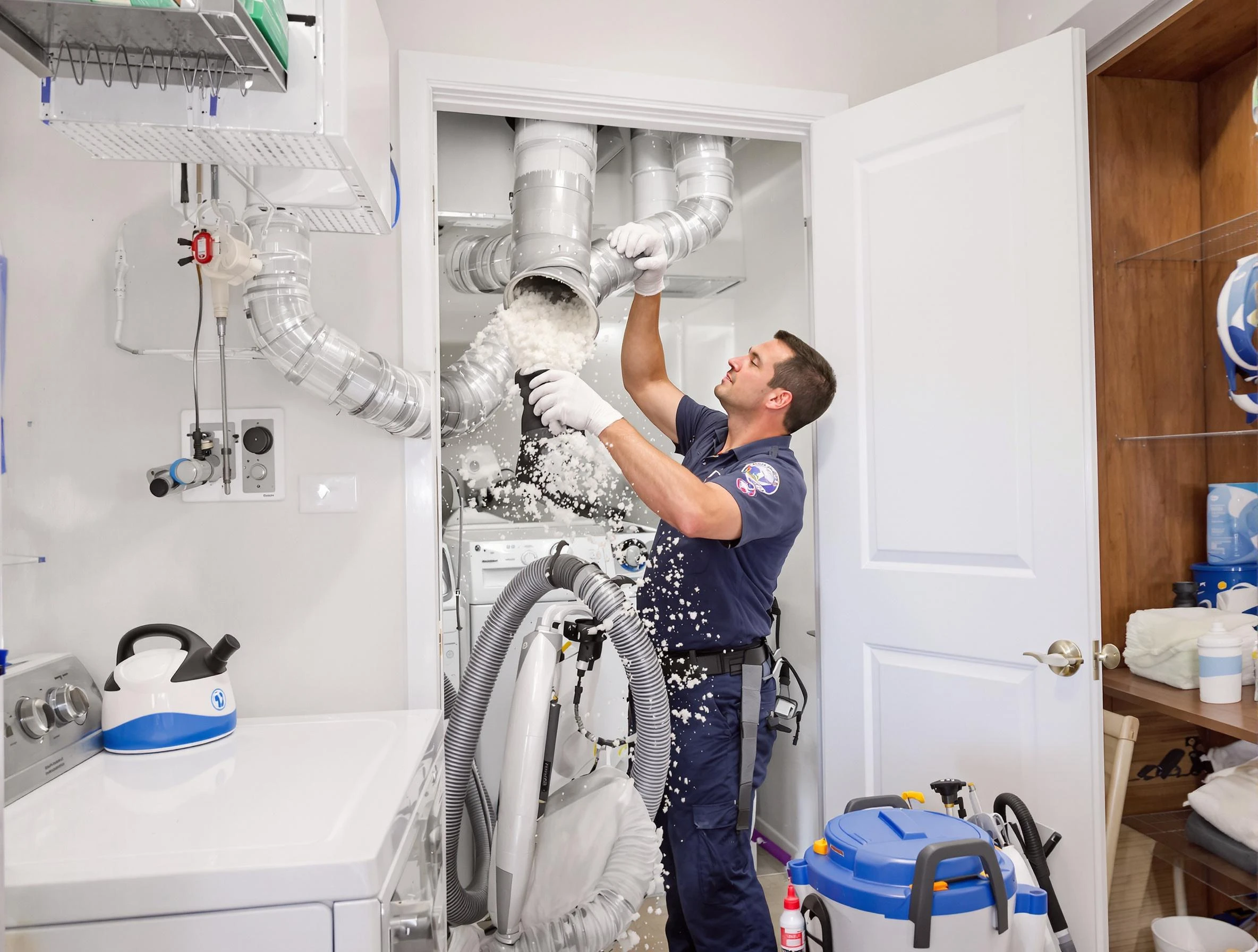 Montrose Dryer Vent Cleaning technician delivering thorough residential dryer vent cleaning service in Montrose